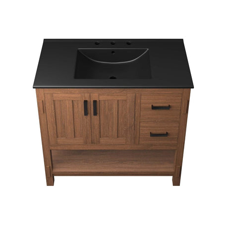 Ashlyn 36" Wood Bathroom Vanity - BUILDMYPLACE