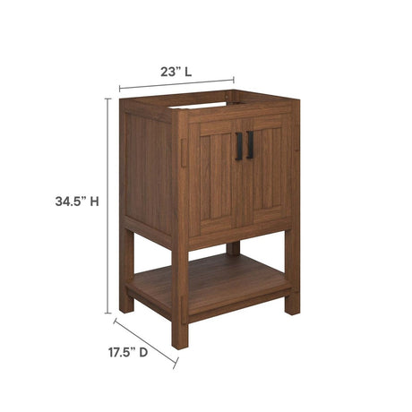 Ashlyn Wood Bathroom Vanity Cabinet (Sink Basin Not Included) - BUILDMYPLACE