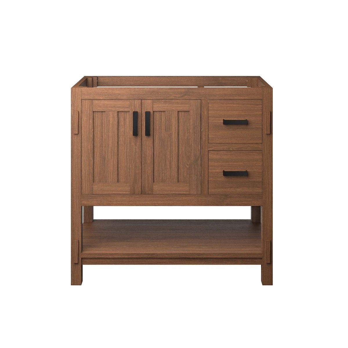 Ashlyn Wood Bathroom Vanity Cabinet (Sink Basin Not Included) - BUILDMYPLACE