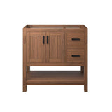 Ashlyn Wood Bathroom Vanity Cabinet (Sink Basin Not Included) - BUILDMYPLACE