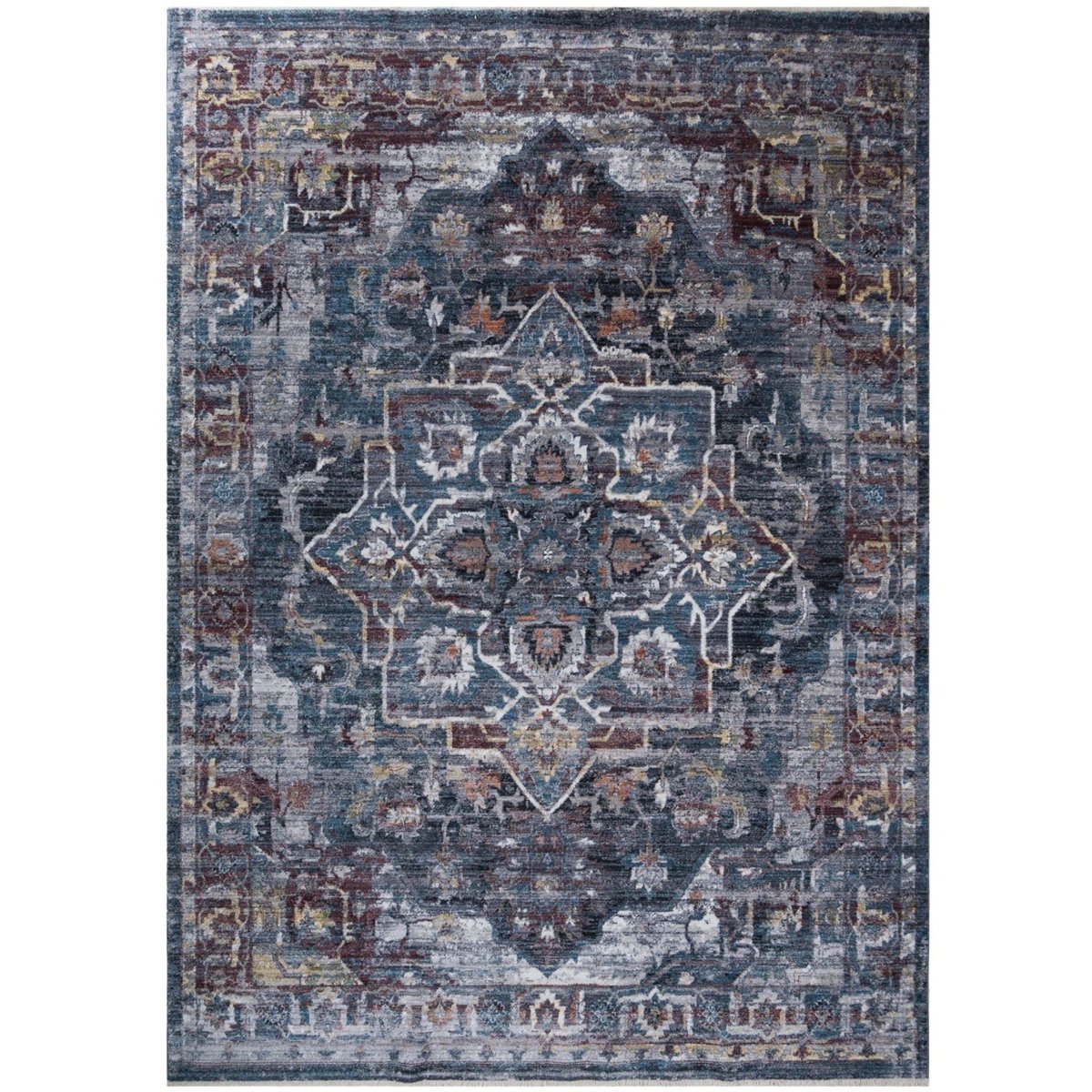 Ashton - 570 Area Rugs Rectangle Teal 5 - X - 7 - BUILDMYPLACE