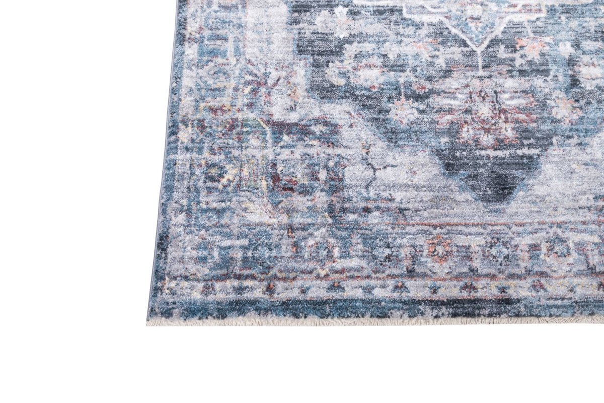 Ashton - 570 Area Rugs Runner Teal 8 - X - 11 - BUILDMYPLACE