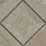 Aspen French Oak Marquetry Matte Glazed Porcelain Mosaic - BUILDMYPLACE