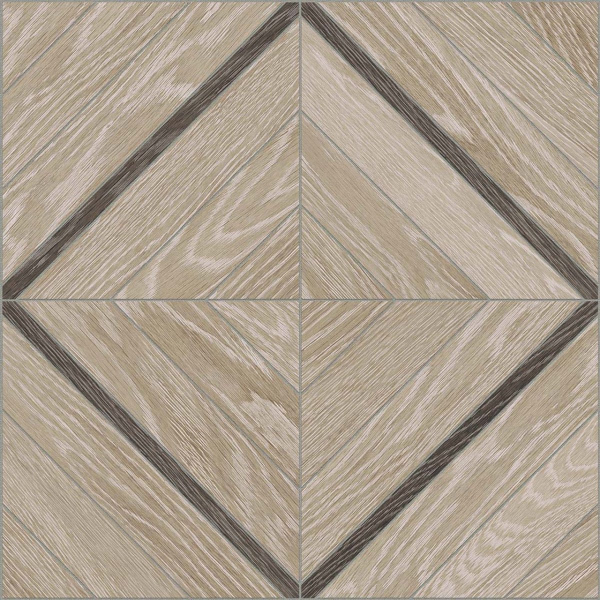 Aspen Paper Birch Marquetry Matte Glazed Porcelain Mosaic - BUILDMYPLACE