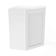 Assembled - Richmond White - 12" - 15" High Corner Wall Cabinet | 24"W x 15"H x 12"D - BUILDMYPLACE