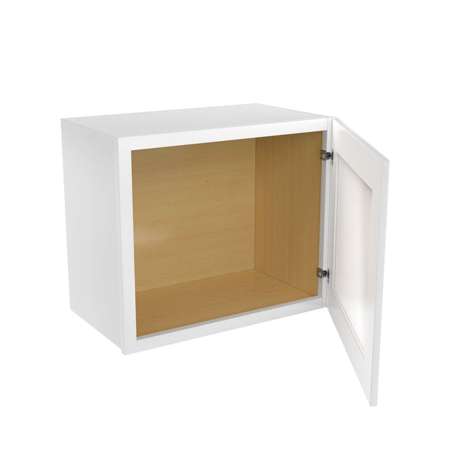 Assembled - Richmond White - 12" - 15" High Wall Cabinet | 21"W x 15"H x 12"D - BUILDMYPLACE