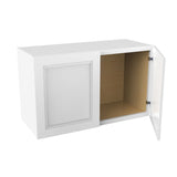 Assembled - Richmond White - 18" High Wall Cabinet | 30"W x 18"H x 12"D - BUILDMYPLACE