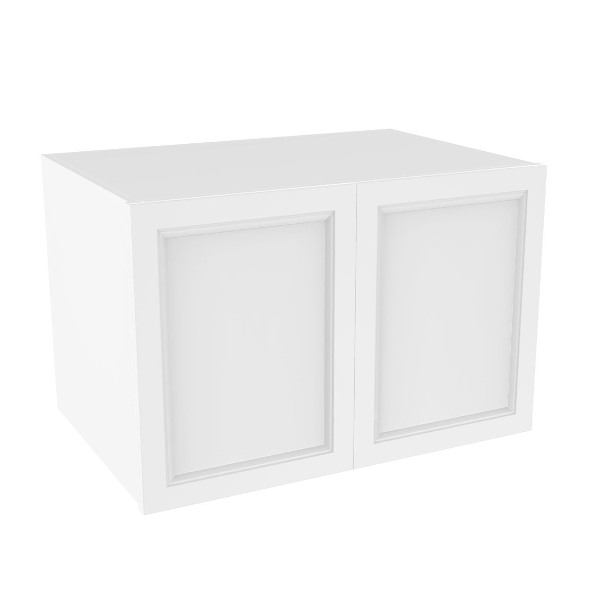 Assembled - Richmond White - 24" Deep Wall Cabinet | 30"W x 12"H x 24"D - BUILDMYPLACE