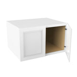 Assembled - Richmond White - 24" Deep Wall Cabinet | 30"W x 18"H x 24"D - BUILDMYPLACE