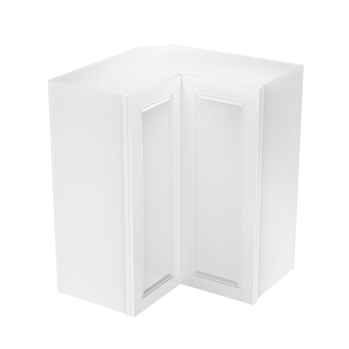 Assembled - Richmond White - 30" High Corner Wall Cabinet | 24"W x 30"H x 12"D - BUILDMYPLACE