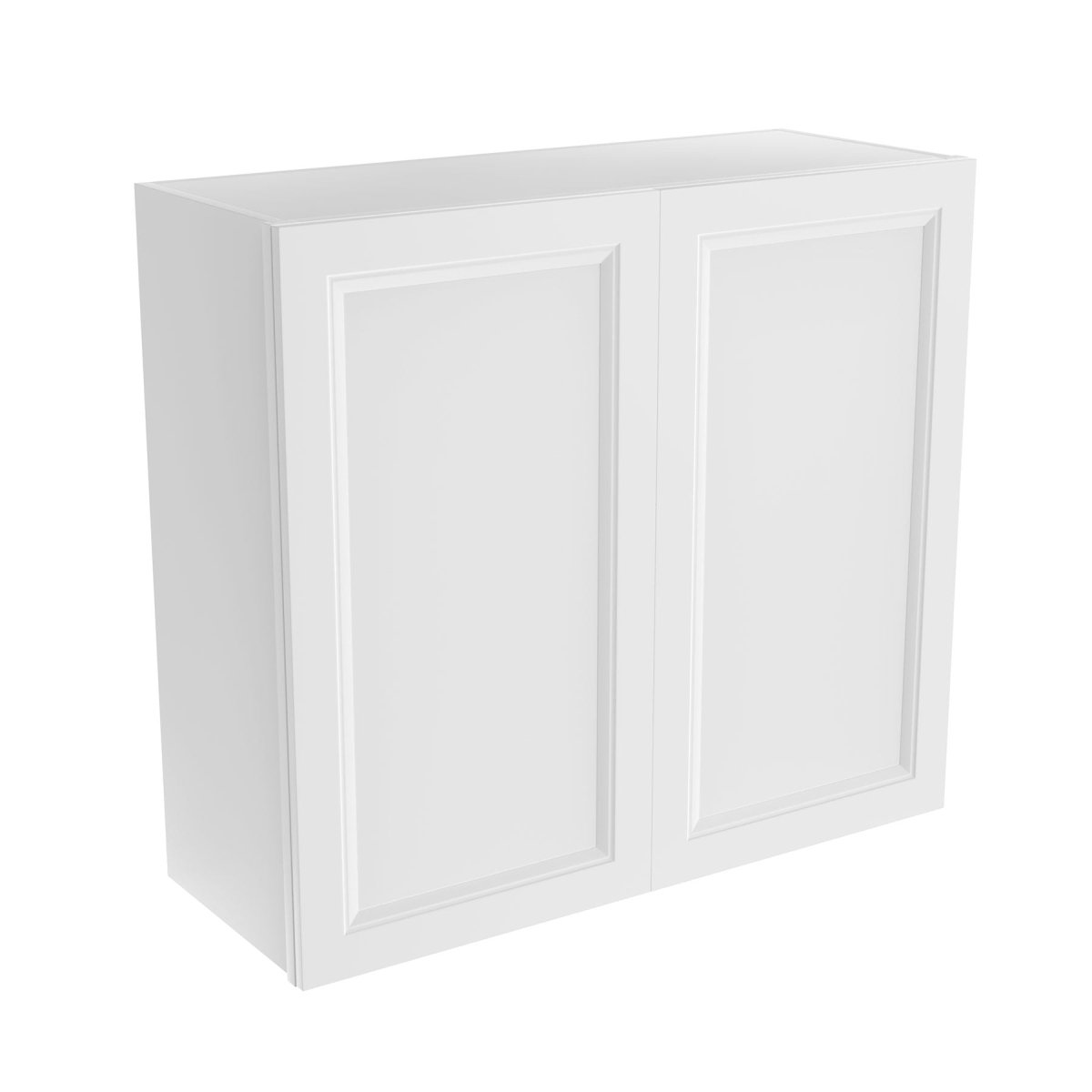 Assembled - Richmond White - 30" High Double Door Wall Cabinet | 33"W x 30"H x 12"D - BUILDMYPLACE