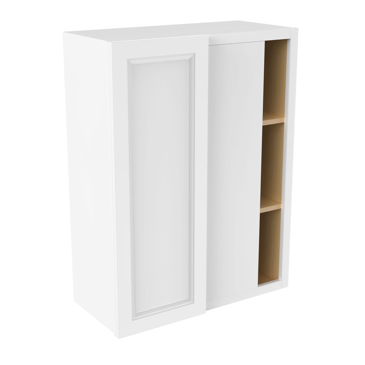 Assembled - Richmond White - 36" High Blind Wall Cabinet | 27"W x 36"H x 12"D - BUILDMYPLACE