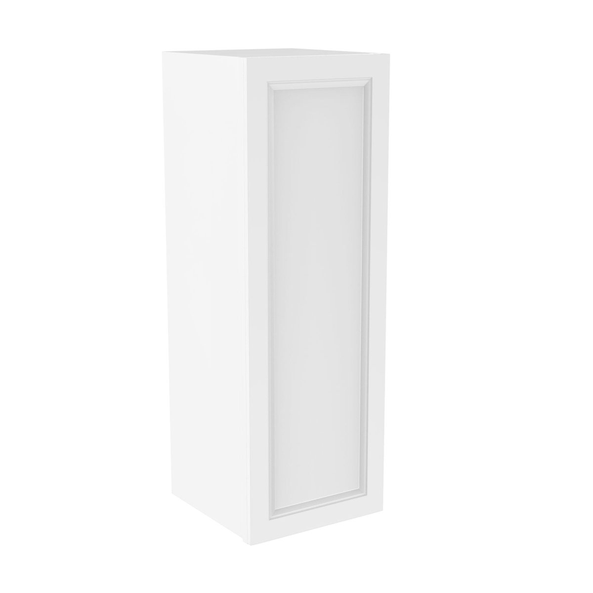 Assembled - Richmond White - 36" High Single Door Wall Cabinet | 12"W x 36"H x 12"D - BUILDMYPLACE