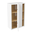 Assembled - Richmond White - 42" High Blind Wall Cabinet | 27"W x 42"H x 12"D - BUILDMYPLACE