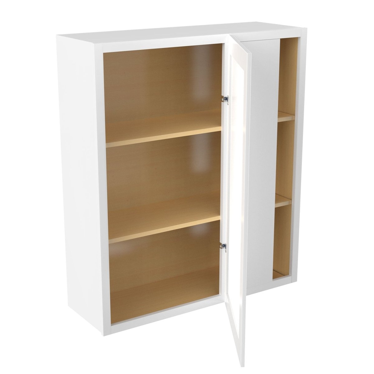 Assembled - Richmond White - 42" High Blind Wall Cabinet | 36"W x 42"H x 12"D - BUILDMYPLACE