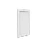 Assembled - Richmond White - Base End Panel | 0.75"W x 34.5"H x 24"D - BUILDMYPLACE