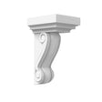 Assembled - Richmond White - Corbel - Type O | 4.75"W x 9"H x 3.62"D - BUILDMYPLACE