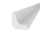 Assembled - Richmond White - Corner Molding | 96"W x 0.75"H x 0.75"D - BUILDMYPLACE