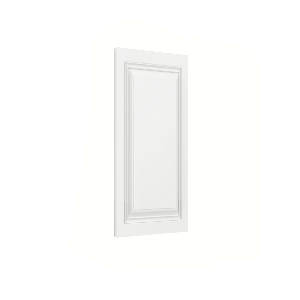 Assembled - Richmond White - Decorative End | 12"W x 50"H x 0.25"D - BUILDMYPLACE