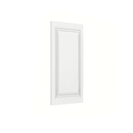 Assembled - Richmond White - Decorative End | 12"W x 50"H x 0.25"D - BUILDMYPLACE