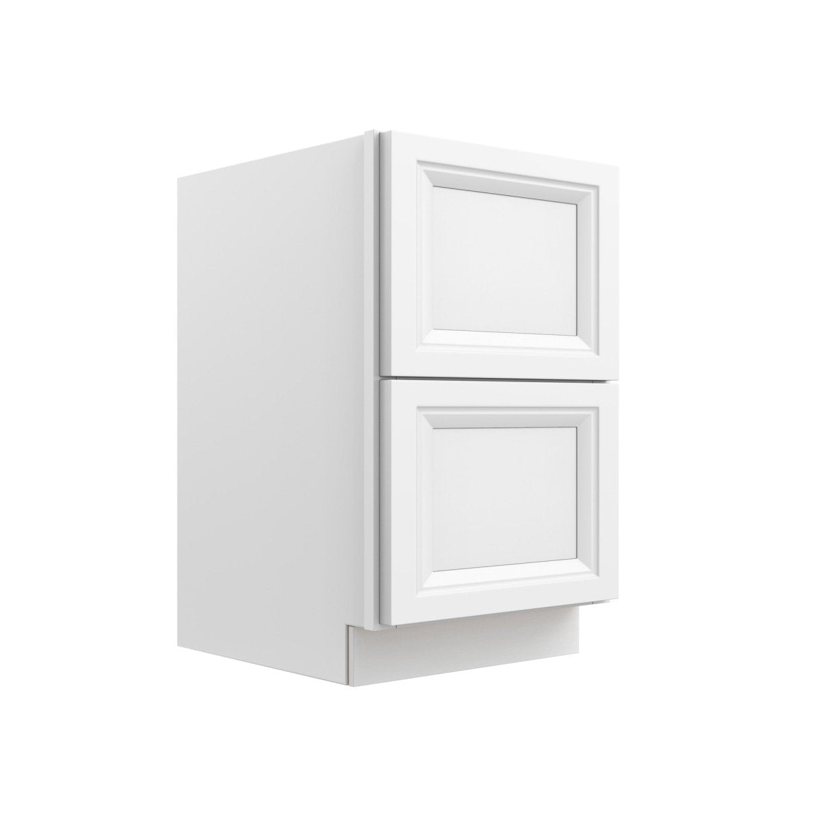 Assembled - Richmond White - Desk Cabinet | 18"W x 28.5"H x 21"D - BUILDMYPLACE