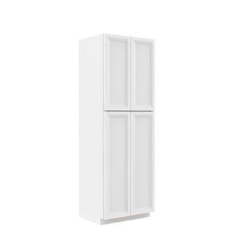 Assembled - Richmond White - Double Door Utility Cabinet | 30