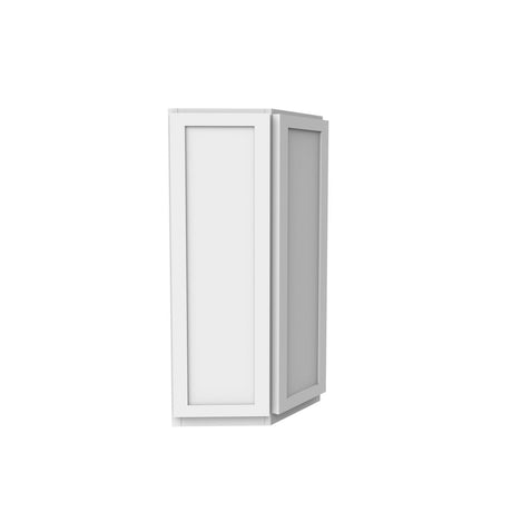 Assembled - Richmond White - Double Door Wall End Cabinet | 12"W x 30"H x 12"D - BUILDMYPLACE