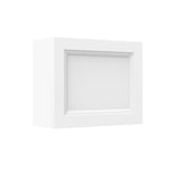 Assembled - Richmond White - Horizontal Door Wall Cabinet | 30"W x 24"H x 12"D - BUILDMYPLACE