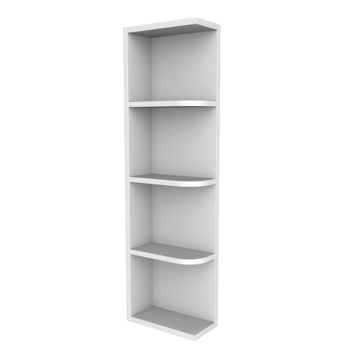 Assembled - Richmond White - Knick Knack Wall Shelf | 42"W x 6"H x 12"D - BUILDMYPLACE