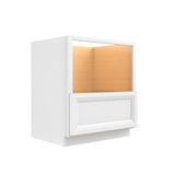 Assembled - Richmond White - Microwave Base Cabinet | 30"W x 34.5"H x 24"D - BUILDMYPLACE