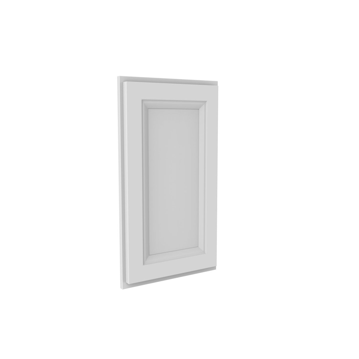 Assembled - Richmond White - Single Door Wall End Cabinet | 12"W x 30"H x 12"D - BUILDMYPLACE