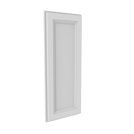 Assembled - Richmond White - Single Door Wall End Cabinet | 12"W x 42"H x 12"D - BUILDMYPLACE