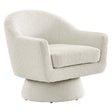 Astral Boucle Fabric Swivel Chair - BUILDMYPLACE