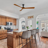 ATHENA 60 inch 3 - Blade No Light Ceiling Fan with Remote - LEDMyPlace