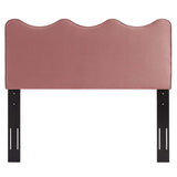 Athena Performance Velvet Twin Headboard - BUILDMYPLACE