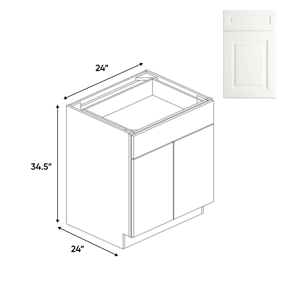 Atlas Blanco - Double Door Cabinets - 24