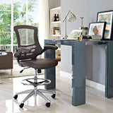 Attainment Vinyl Drafting Chair for Adjustable Height Standing Desks - BUILDMYPLACE