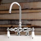 Auqa Vintage 3.4" Deck Mount Tub Faucet - BUILDMYPLACE