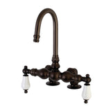 Auqa Vintage 3.4" Deck Mount Tub Faucet - BUILDMYPLACE