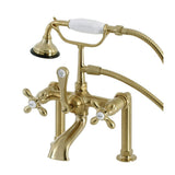 Auqa Vintage 7" Deck Mount Clawfoot Tub Faucet - BUILDMYPLACE