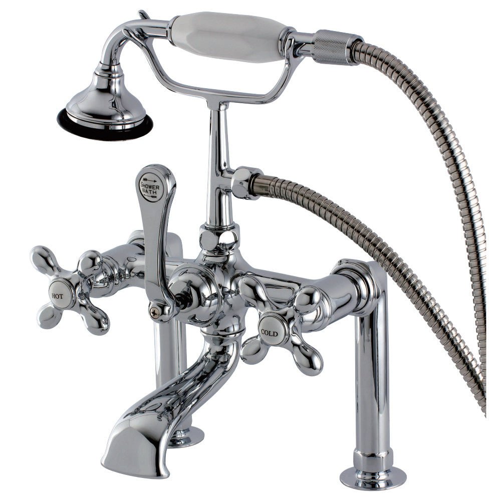 Auqa Vintage 7" Deck Mount Clawfoot Tub Faucet - BUILDMYPLACE