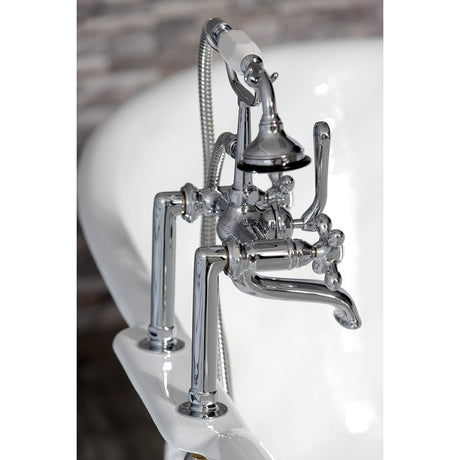 Auqa Vintage 7" Deck Mount Clawfoot Tub Faucet - BUILDMYPLACE