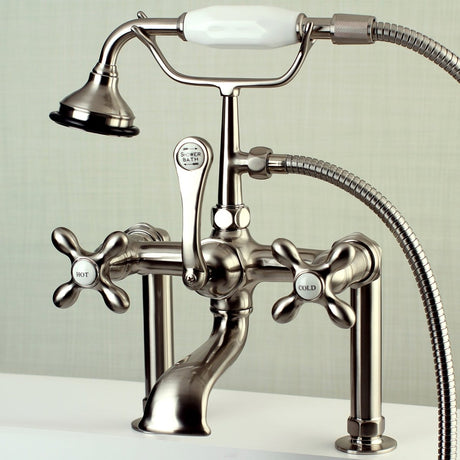 Auqa Vintage 7" Deck Mount Clawfoot Tub Faucet - BUILDMYPLACE