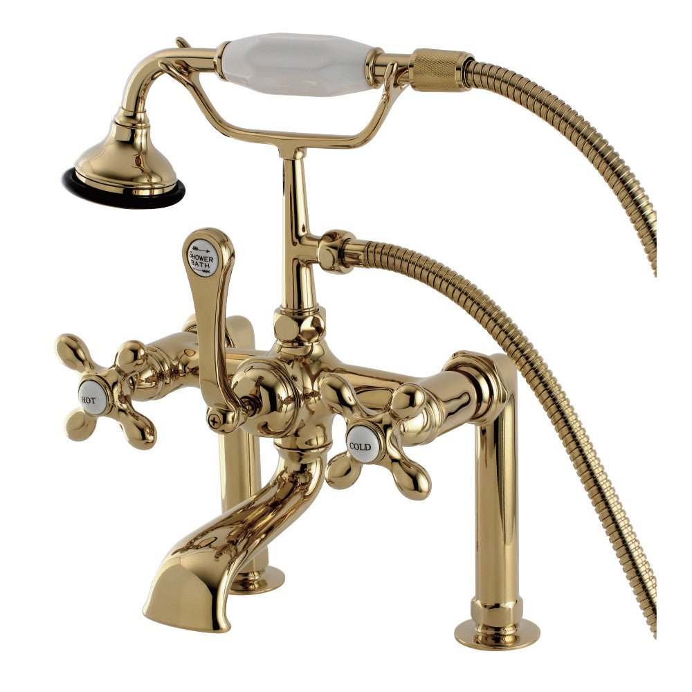 Auqa Vintage 7" Deck Mount Clawfoot Tub Faucet - BUILDMYPLACE