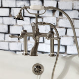 Auqa Vintage Deck Mount Clawfoot Tub Faucet With High Quality Solid Brass Construction - BUILDMYPLACE