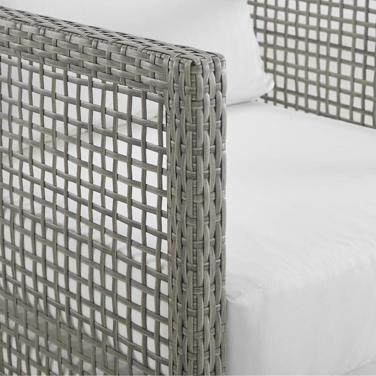 Aura 3 Piece 5 Seat Outdoor Patio Wicker Rattan Set - BUILDMYPLACE