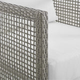 Aura 3 Piece 5 Seat Outdoor Patio Wicker Rattan Set - BUILDMYPLACE