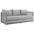Aura Outdoor Patio Wicker Rattan Sofa - BUILDMYPLACE