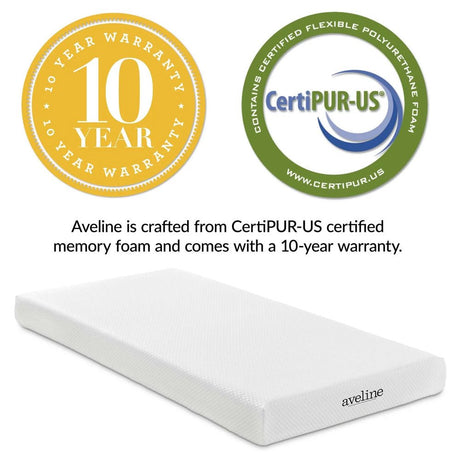 Aveline 6" Gel - Infused Memory Foam Mattress with 10 Years Warranty - BUILDMYPLACE