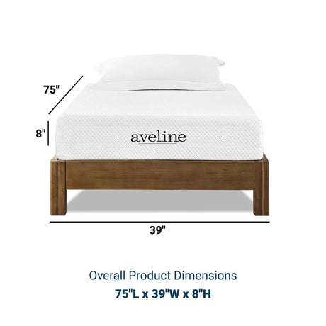 Aveline 8" Memory Foam Mattress with 10 Years Warranty - BUILDMYPLACE